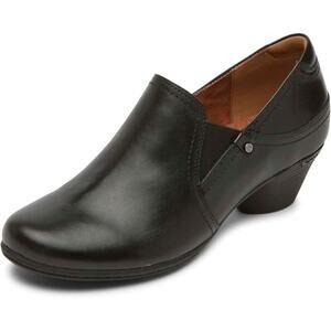 NEW Cobb Hill Laurel V Shootie Women's 7  Slip On Black Leather